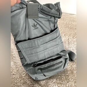 Sage color Adidas backpack